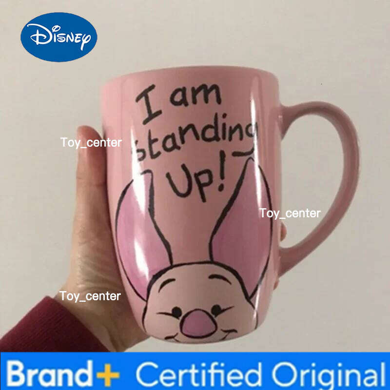 Disney 530ML Mickey Mouse Cartoon Minnie Donald Duck Pooh Pig Ceramic Milk Cups and Mugs Coffee Cup Travel Mug H260205