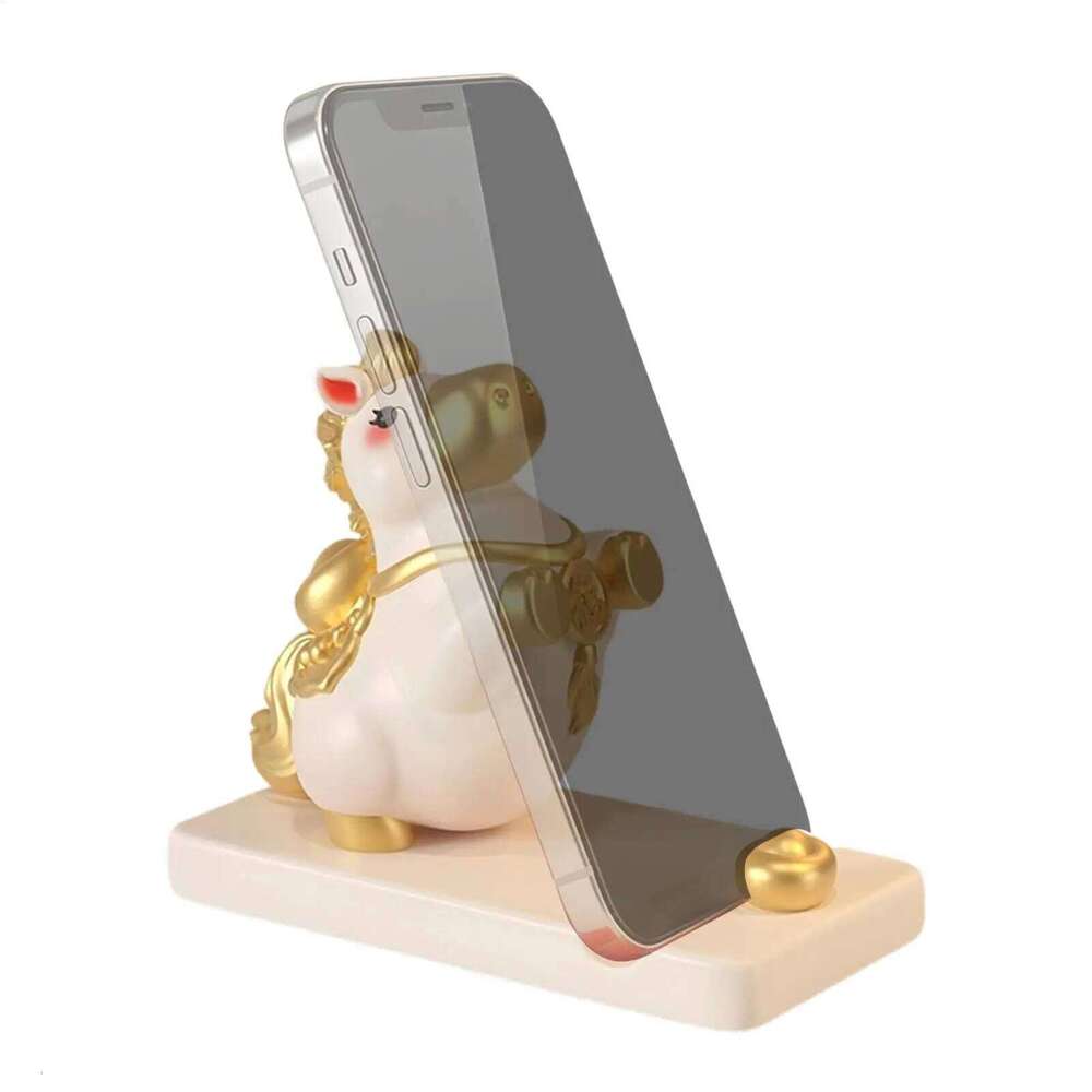 Year Of The Horse Figurines Lucky Charms Office Desk Decorations Annual Meeting Giveaways Phone Stands