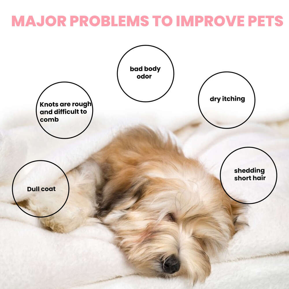 Yegbong Pet Relieves Itchy Skin Softens Fur for Cats Dogs, Mite Removal and Cleaning Soap S260203