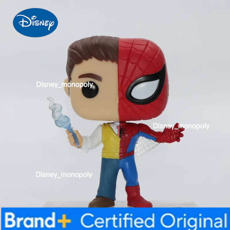 Disney Funko Pop Original MARVEL Spider Man Peter Parker Action Figures Toys for Boys Birthday Gift Collectible Model Ornaments H2602051