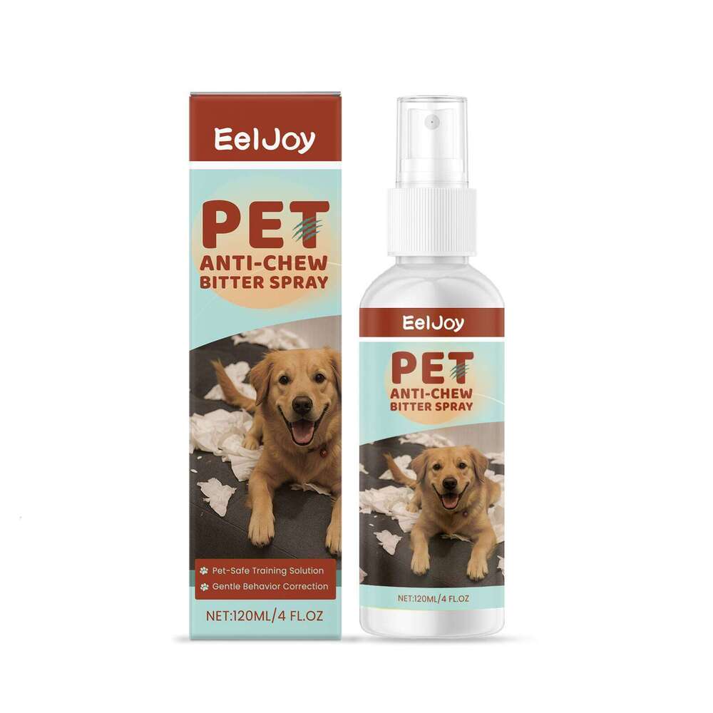 EelJoy Cat Dog Anti-Chew Spray Gentle Formula Corrects and Prevents Nibbling Guides Pets to Develop Proper Behavior Habits S260203