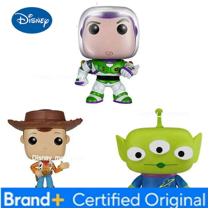 Disney Cartoon Movie Story Woody Buzz Lightyear Alien Jessie LOTSO Rex HAMM Vinyl Figure Collection Model Toys H260205