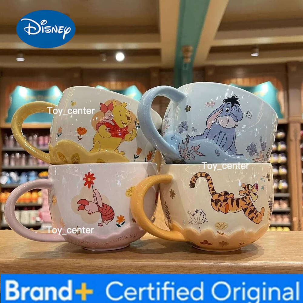 Disney Original Shanghai 2024 Tigger Winnie eeyore mug ceramic water coffee cup H260205