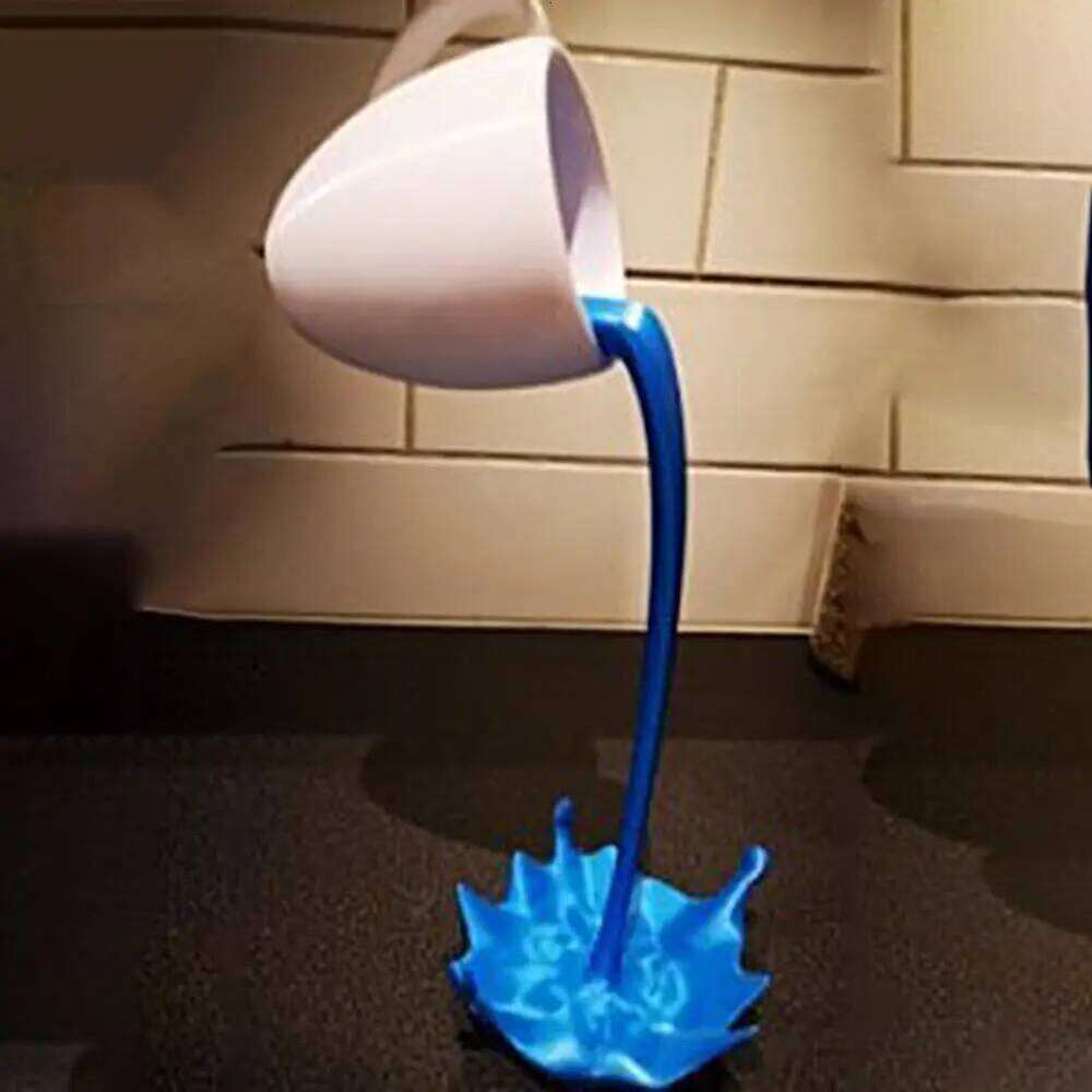 Mug Statue Festive Home Decoration Ornament 3D Effect Floating Coffee Cup Resin Art Sculpture for Car S260204