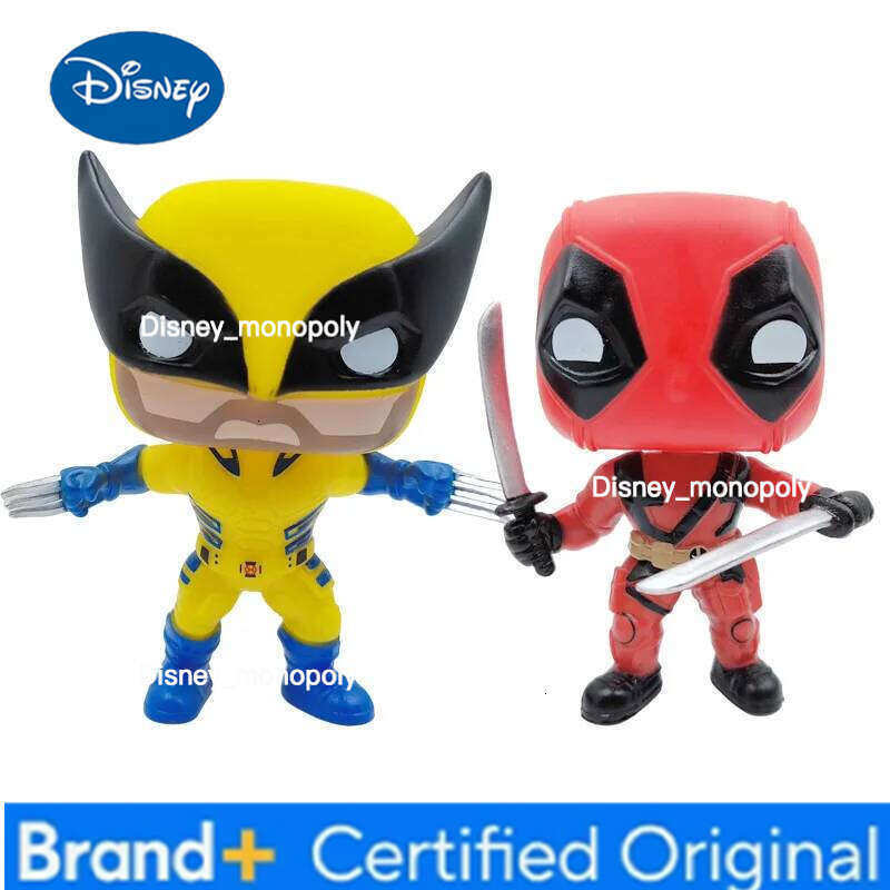 Disney Wolverine Anime Deadpool 3 Action Marvel Movie Characters Figure Toy Doll Model H2602051