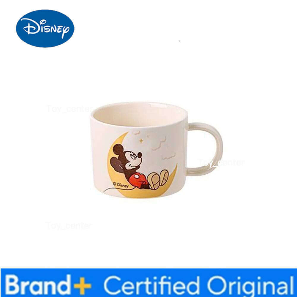 Disney Cartoon Cute Porcelain Mugs Creative Handgrip Ceramic Household Drinkware 350ml Breakfast Milk Coffee Mug Cups H260205