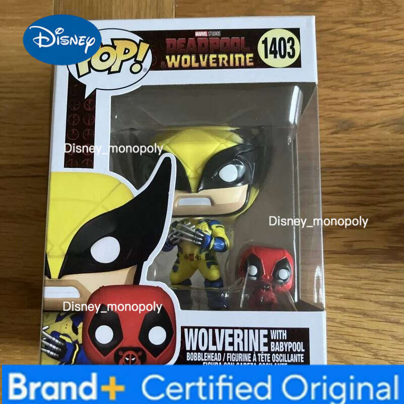 Disney Funko Pop Marvel Deadpool And Wolverine Action Doll Model 1403 Vinyl Sculpture Dolls Limited Edition Decoration Collect Gift H260205