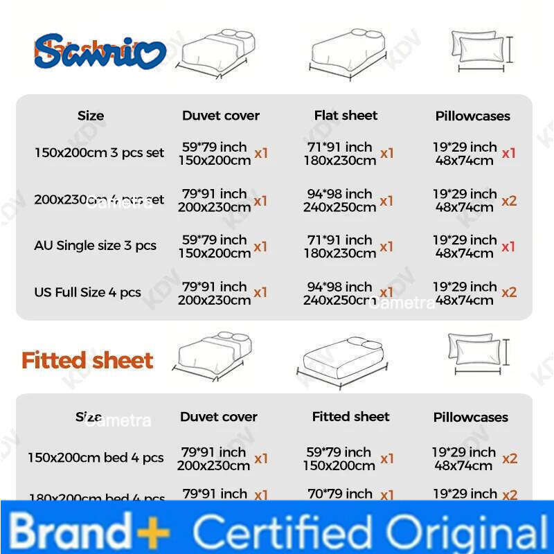 Sanrio Kawaii Bear Embroidered Winter Bedding Thickened Warm Milk Velvet Duvet Set with Sheets Soft Flannel Quilt Cover Kit H260205