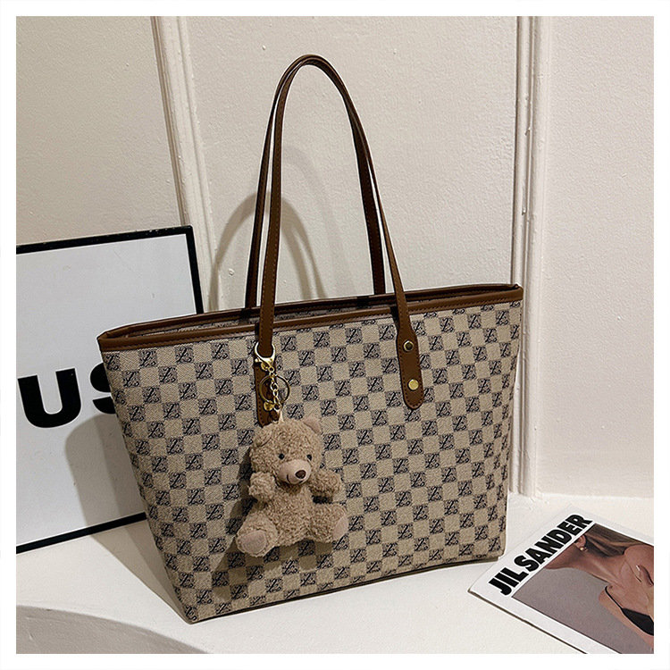 free shipping design bag 2026 Women's Retro Fashion Tote Stylish Large Capacity Shoulder Bag, Spacious Casual Purse