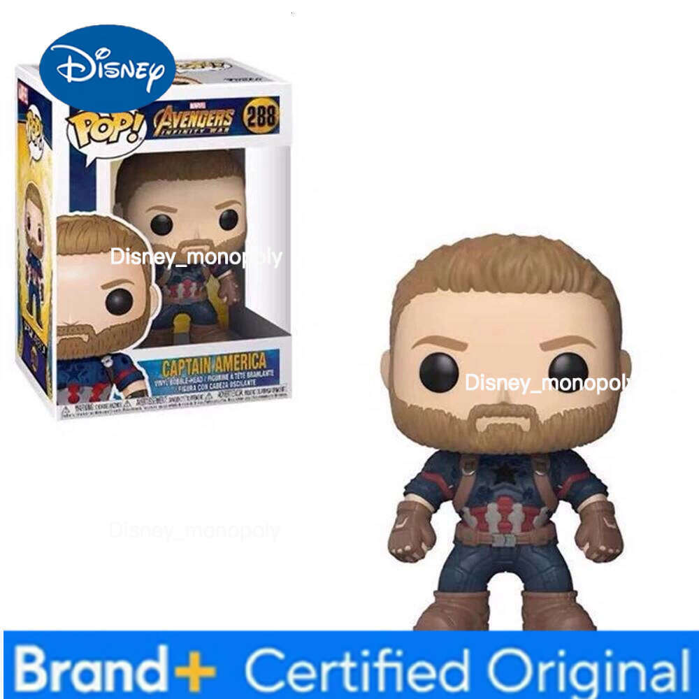 Disney FUNKO POP Avengers: Endgame SThor Spider-Man Iron Man Black Panther Action Figure Collectible Desk Model Dolls Toys Goods H2602051