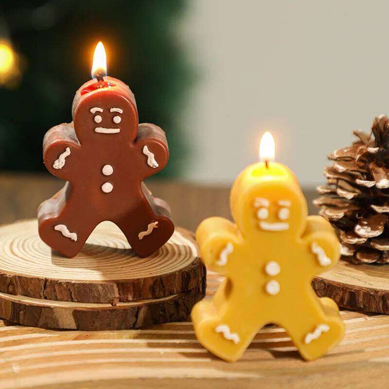 Gingerbread Man Aroma Candle Christmas Companion Gift Fragrance Festival Decoration S260204