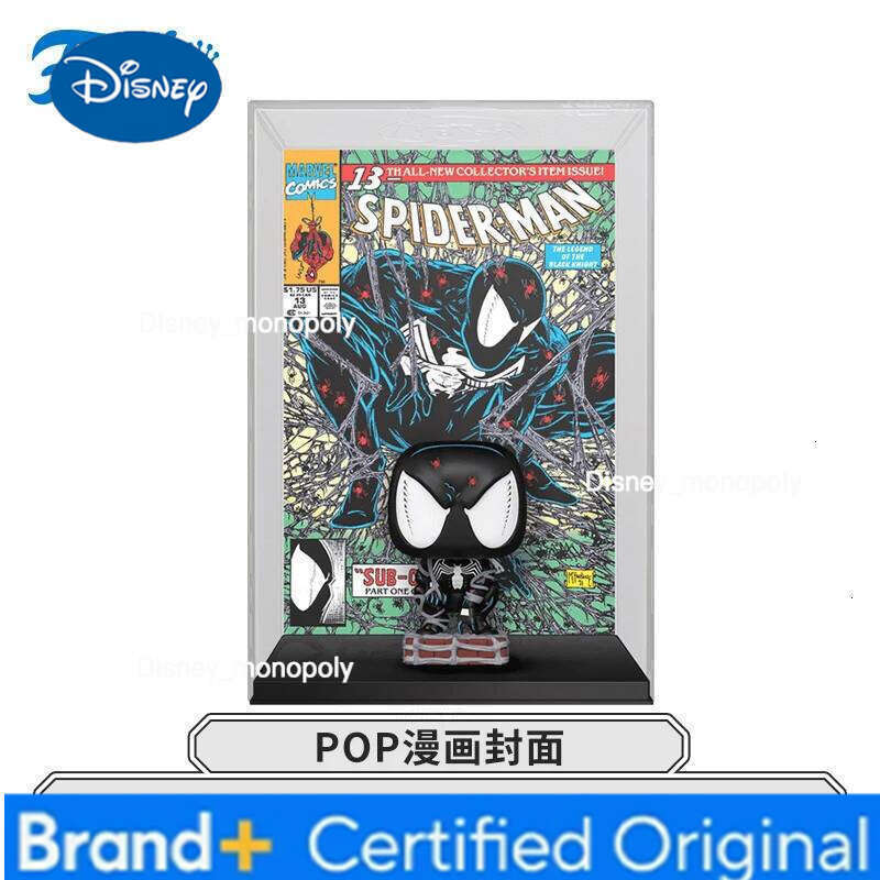 Disney Funko Pop Comic Covers Torment Spider-Man Sub-City #1 Symbiote Suit Exclusive Toys for Boys Gift Collectible H260205