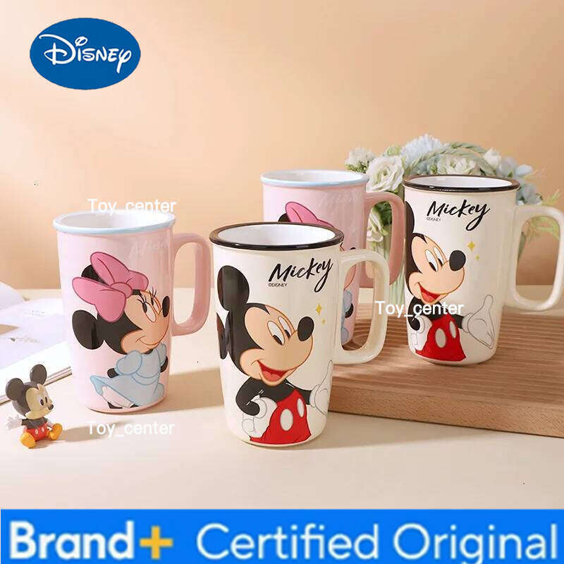 Disney Stitch Mug Women's High Beauty Home Ceramic Milk Coffee Cup Cute Creative Couple Birthday Gift for Girls H260205
