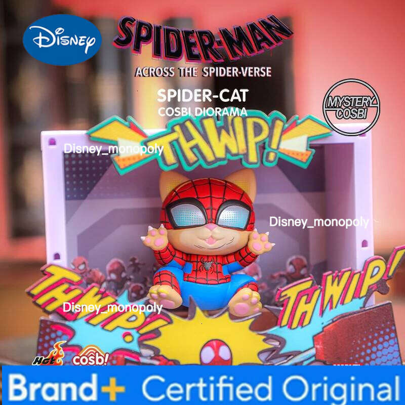 Disney Hot Toys Spider-Man Universe COSBI Scene Mini Doll Blind Box Handmade Model Ornament Collectible Trendy Toy H260205