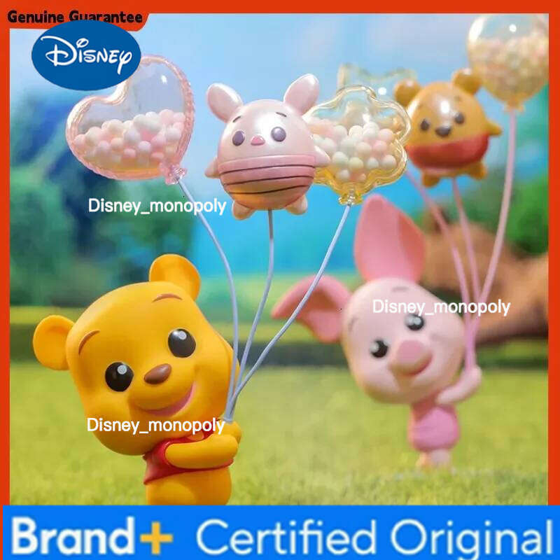 Disney Hot Toys Cosbi The Pooh Balloon Series Blind Box Collection Model Anime Figure Eeyore Tigger Winnie Piglet Toy H260205
