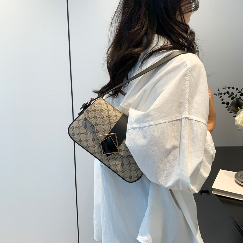 2026 Summer Retro Square Bag, Women's Unique Design Shoulder & Top Handle Purse, Vintage Chic Small Handbag