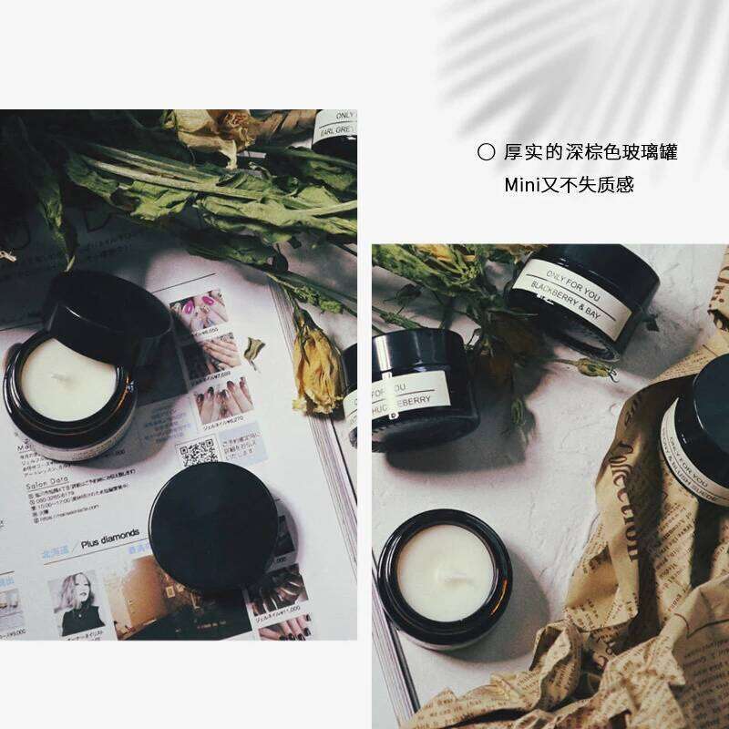 Soybean Wax Scented Candles Jar Light Tasting Cup Accessory Hand Gift Box Home Decoration Candle Jars with Lid Wholesale H260205
