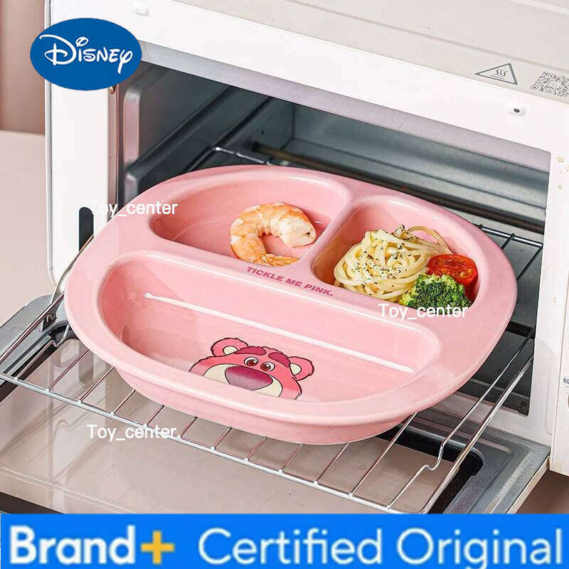 Disney Stitch Spoon Set Thickened Anti Scald Cute Gift Ceramic Tableware High Beauty Children'S Bowl H260205