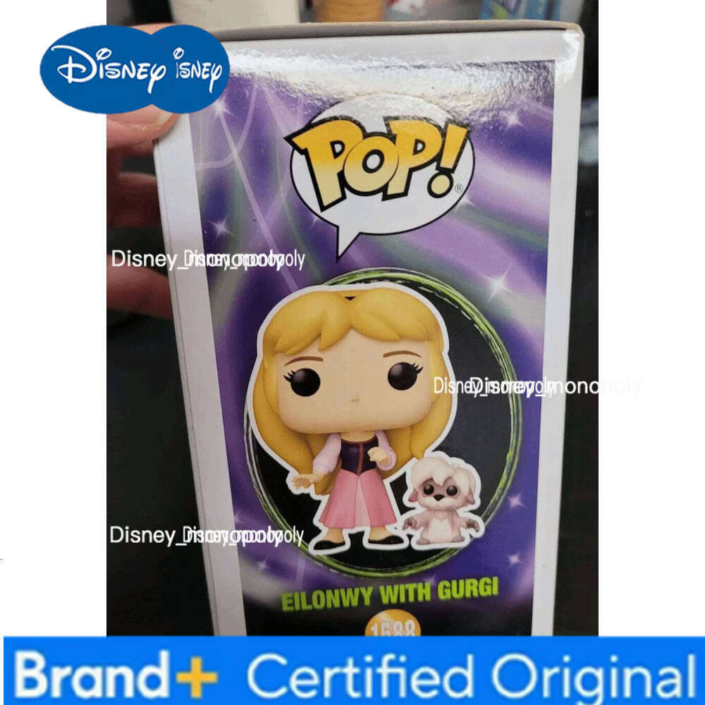 Disney Funko Pop Buddy The Black Cauldron Princess Eilonwy With Gurgi #1588 Vinyl Figure Genuine Sculpture Doll Action Model Toys Gifts H260205