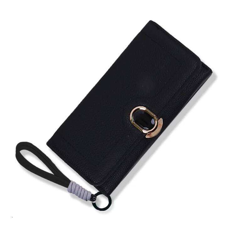 New Fashion Large Capacity Women Clutch Zipper Solid Color Coin Purse PU Leather Card Holders Female Tri-fold Long Wallet Z260205