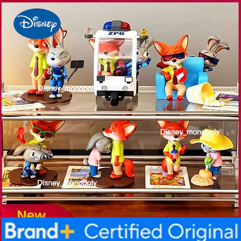 Disney New Hot 52TOYS Zootopia Blind Box Best Partners Series Anime Figures Trendy Toys Ornaments Collection Girl Boy Birthday Xmas Toy H260205