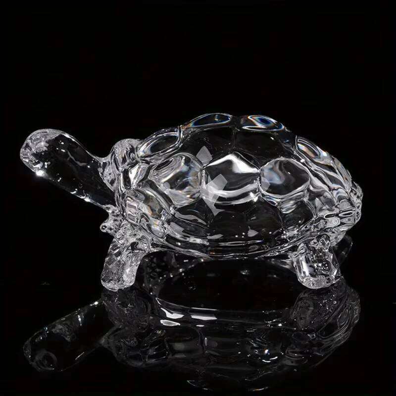A Crystal Mini Turtle Statue, Lucky Ornament, Suitable for Office Desk Decoration, Home Decoration S260204