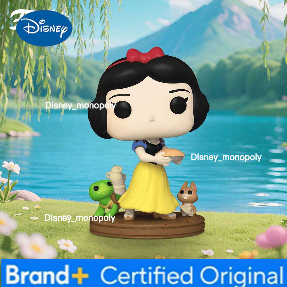 Disney Princesses Funko Pop Animation & Cartoons Snow White Peripheral Figurines Toys for Boys Gift Collectible Ornaments H260205