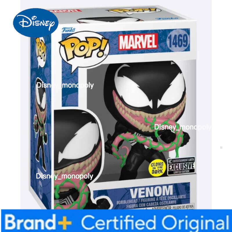 Disney Marvel Funko Pop Comics & Super Heroes Venom Miles IS Iron ManAvengerTower Toys for Boys Gift Collectible Model Ornaments H260205