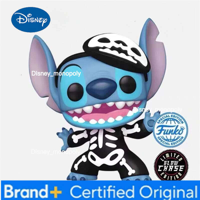 Disney Funko Pop Lilo & Stitch Skeleton Stitch#1234 Vinyl Figure Action Figures Dolls Toys Gift for Children H260205