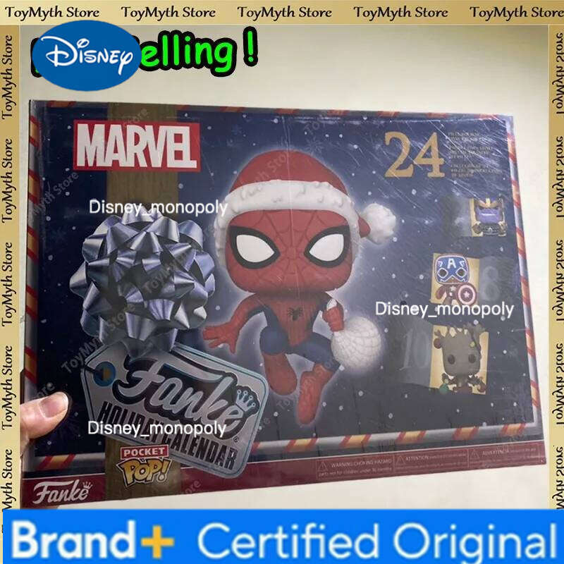 Disney In Stock High Quality Advent Calendar Random Box Desk Ornament Christmas Toy For Kid Toys Gift H260205