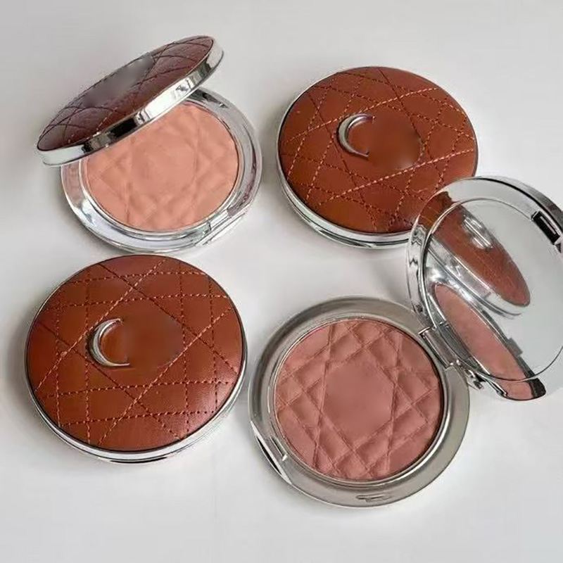 Women Face Nude Bronzer Pressed Powder Palette 7g Leather Nude Light Soft Naturel Face Powder