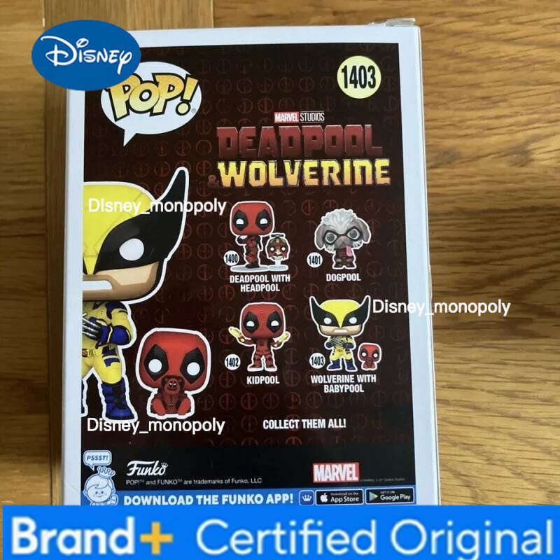 Disney Funko Pop Marvel Deadpool And Wolverine Action Doll Model 1403 Vinyl Sculpture Dolls Limited Edition Decoration Collect Gift H260205