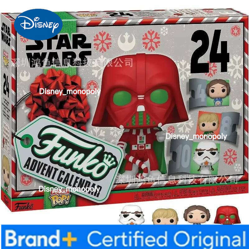 Disney In Stock High Quality Advent Calendar Random Box Desk Ornament Christmas Toy For Kid Toys Gift H260205