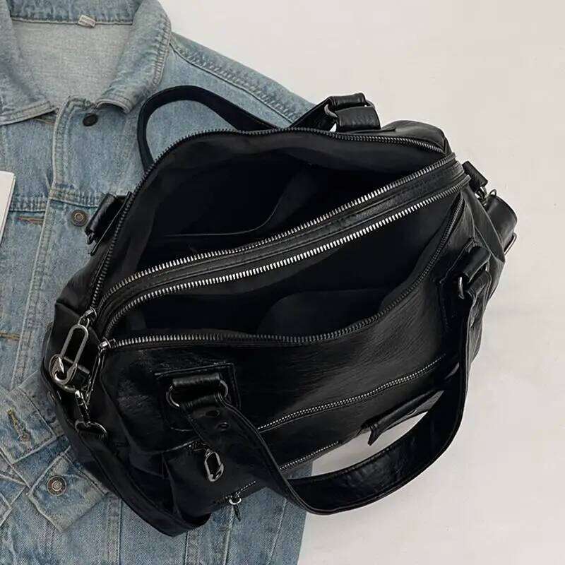 Personalized solid color exquisite crossbody bag, women's fashionable, casual, retro bag. Y260204