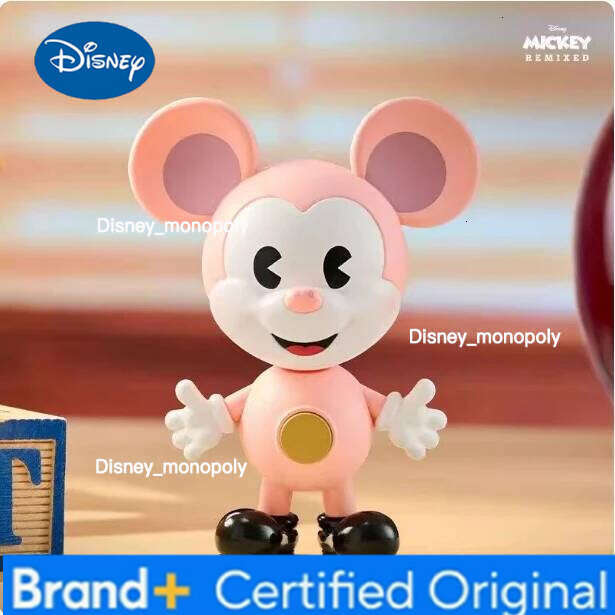 Disney POP MART Remixed: Mickey Meets Pixar Series Blind Cute Play Anime Desktop Ornament Model Mystery Box Toy Gift H260205