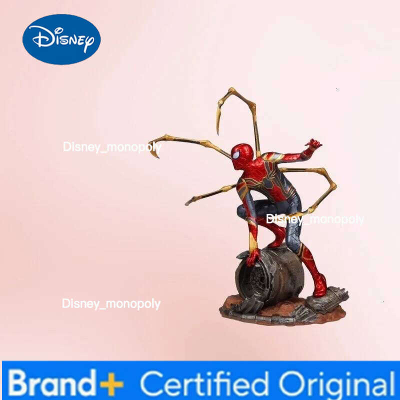 Disney Marvel Spider Man Superhero Spiderman Kotobukiya Action Figure Spider-Man Anime Decoration Collection Mini Toys Model Children H260205