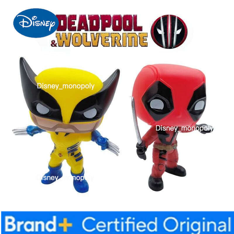 Disney Wolverine Anime Deadpool 3 Action Marvel Movie Characters Figure Toy Doll Model H260205