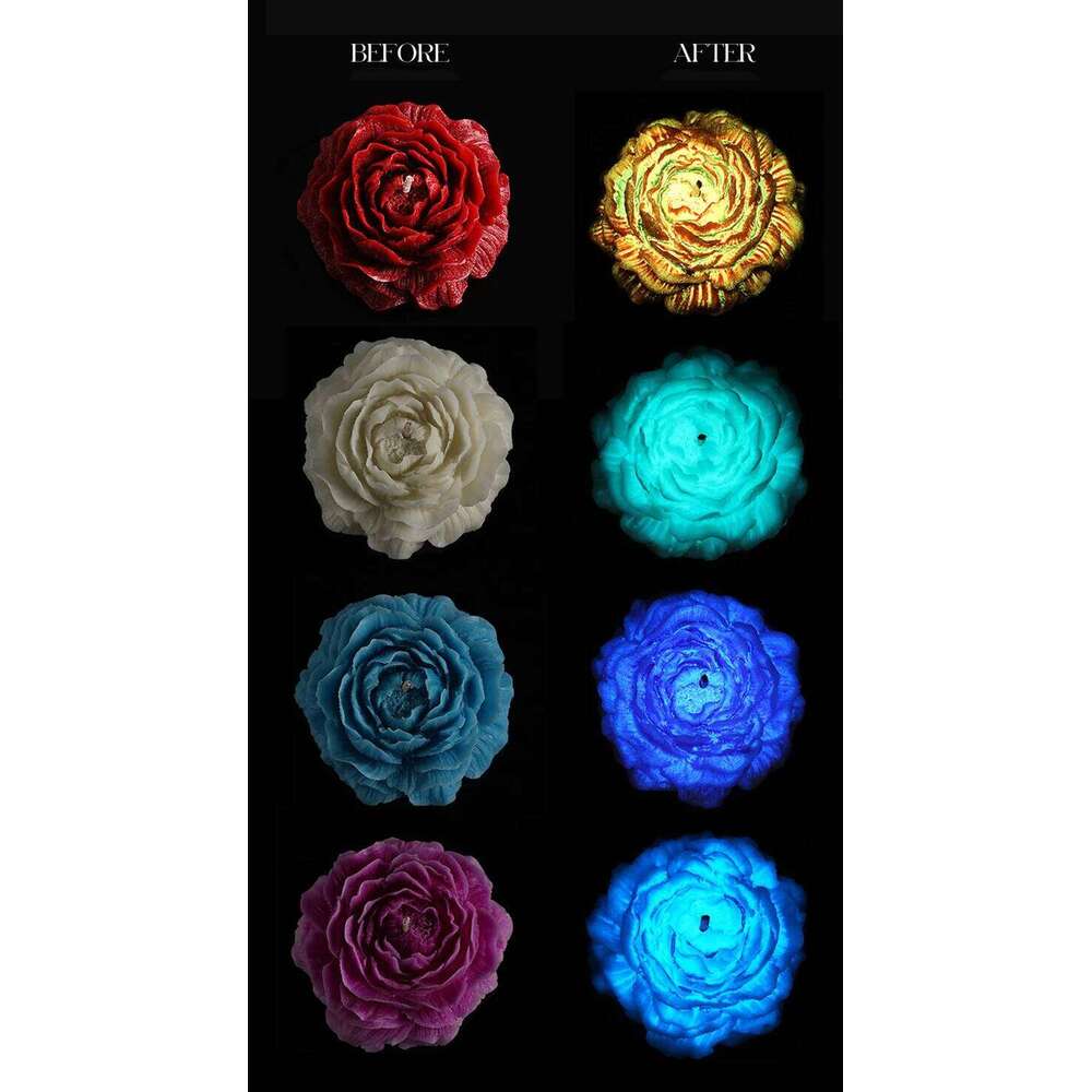 40 Low-Temperature Soy Wax Candle Gradient Reflective Aromar perfect for couples to play SM ,Valentine's Day Love Romantic Gift S260204