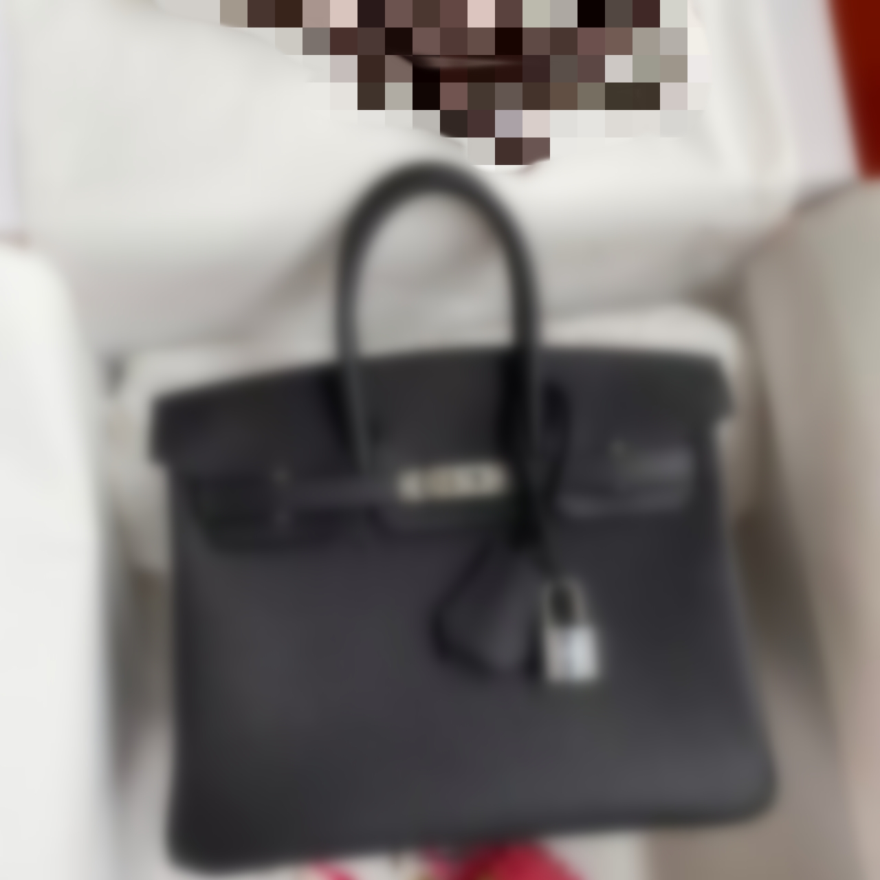 TOP. BK 25 BLACK Leather with Silver Hardware / Designer join2