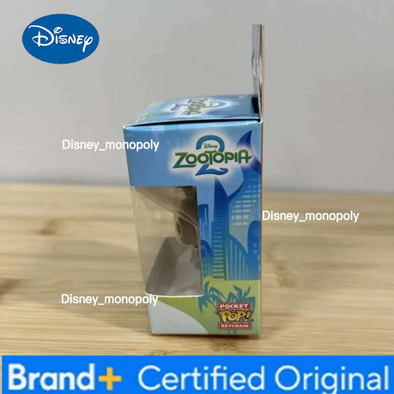 Disney Funko Pop Zootopia Keychain Judy Hopps Nick Wilde Action Doll Model Backpack Pendant Decoration Anime Collection Fan Gift H260205