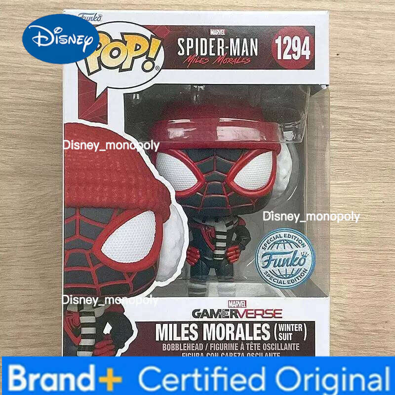 Disney Funko Pop Original Marvel Spider-Man DEADPOOLTOURIST Anime Figure Statue Model Toys Collectibles Gifts for Child Festival H260205