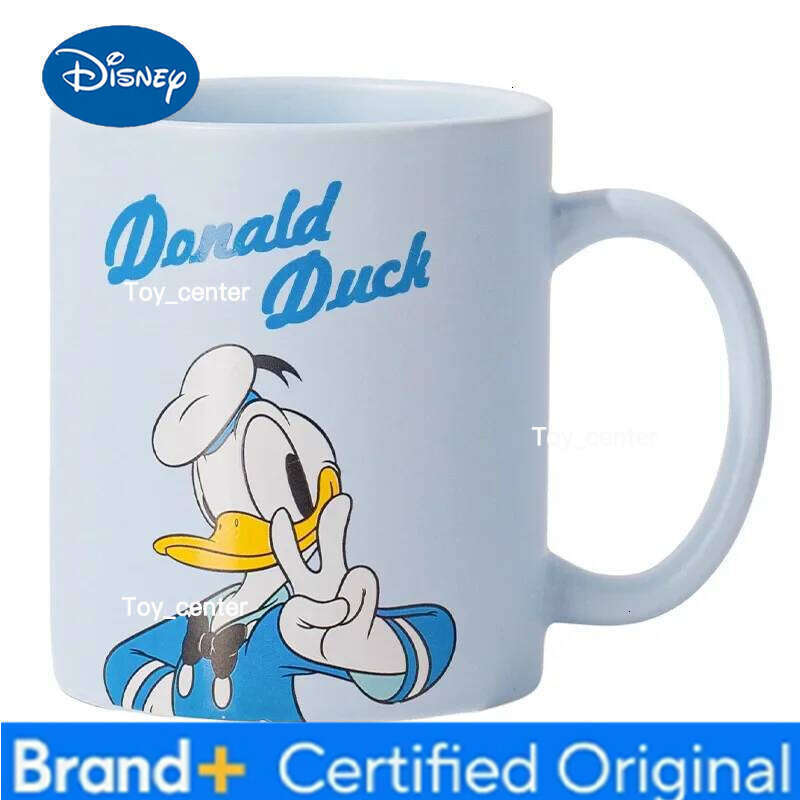 Disney Mickey Minnie Kawaii Cartoon Donald Duck Daisy Mug Office Ceramic Coffee Juice Cup Kids Birthday Gift H260205