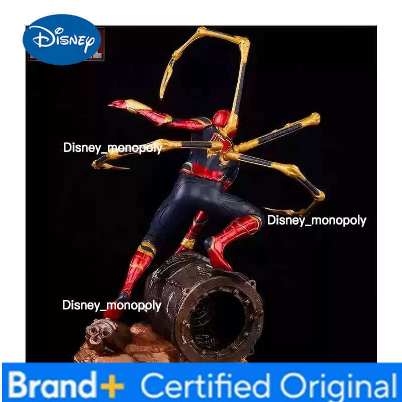 Disney Marvel Spider Man Superhero Spiderman Kotobukiya Action Figure Spider-Man Anime Decoration Collection Mini Toys Model Children H260205