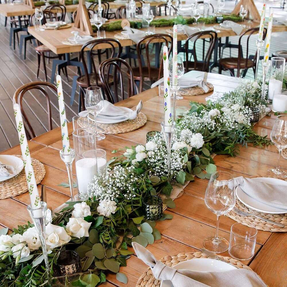 MTLEE 78 Pcs DIY Candle Painting Kit Include 12 White Taper 60 Colored Tealight Candles 6 Paint Brushes for Crafts Birthday Wedding Party FavorsMulti 