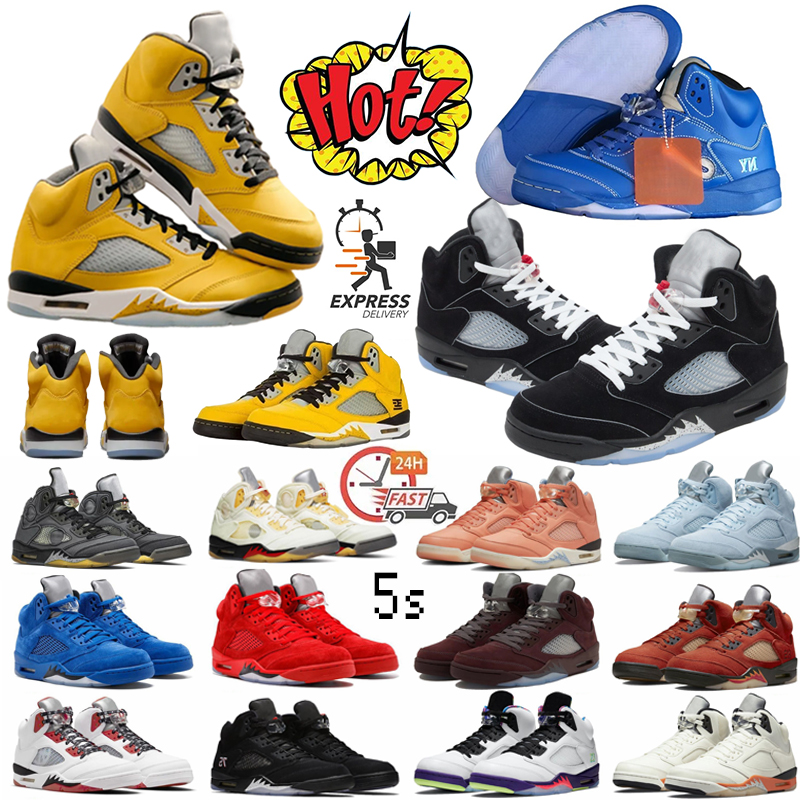 5s designer Basketball Shoes Black Metallic Reimagined Grape Fire Red Maniere Wolf Grey Anthracite Womens Mens Trainers Sports Sneakers 36-45