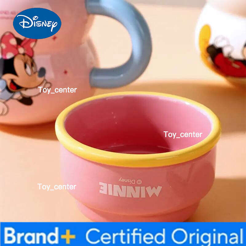 Disney Winnie the Pooh Cute Ceramic Water Cup High Quality Household Breakfast Milk Oat Mugs Female Office Coffee Cups H260205
