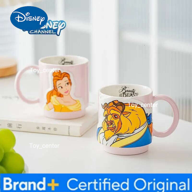 Disney Beauty and the Beast mugs a pair of home couples water coffee cup ceramic mug cute gift H260205