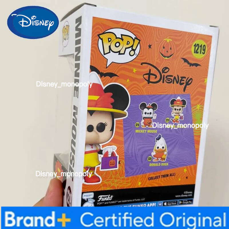 Disney Kawaii Halloween Minnie Action Figure Toys Mickey Mouse 1219# Anime Dolls Desktop Ornaments Collection Model Gifts H260205