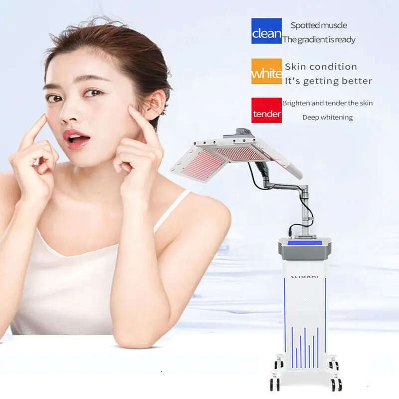 PDT LED Photon Light Therapy Acne Treatment Skin Rejuvenation Scalp Care 4 Colors Light Therapy Facial And Body Caring Machine Facial Mask Photon Ther