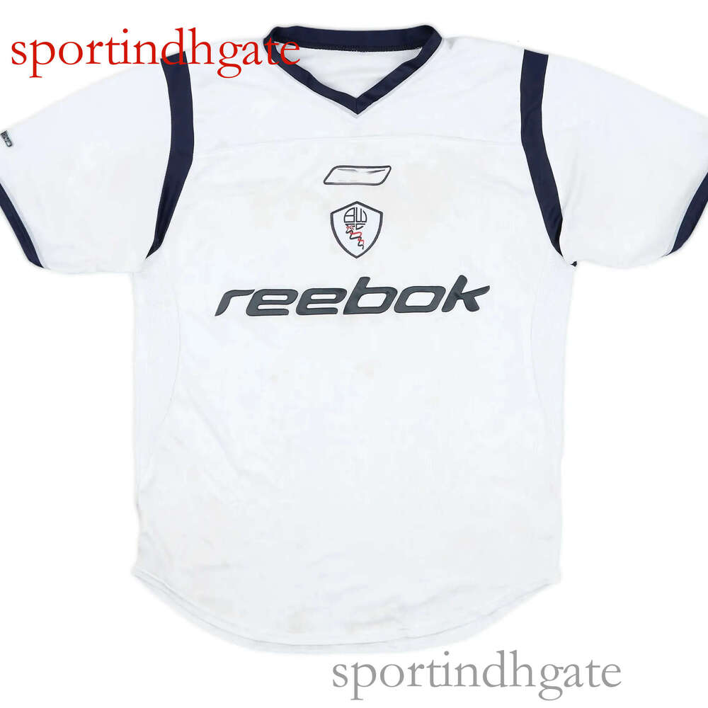 2001-03 Bolton Home SOCCER JERSEYS Okocha Djorkaeff Bruno N'Gotty Bernard Mendy Chris Armstrong classic football Shirts Football Shirt Men Kids kit Top quality